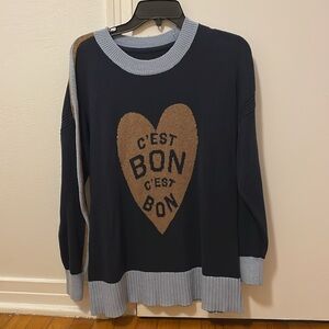 Maeve “C’est Bon C’est Bon” Sweater
